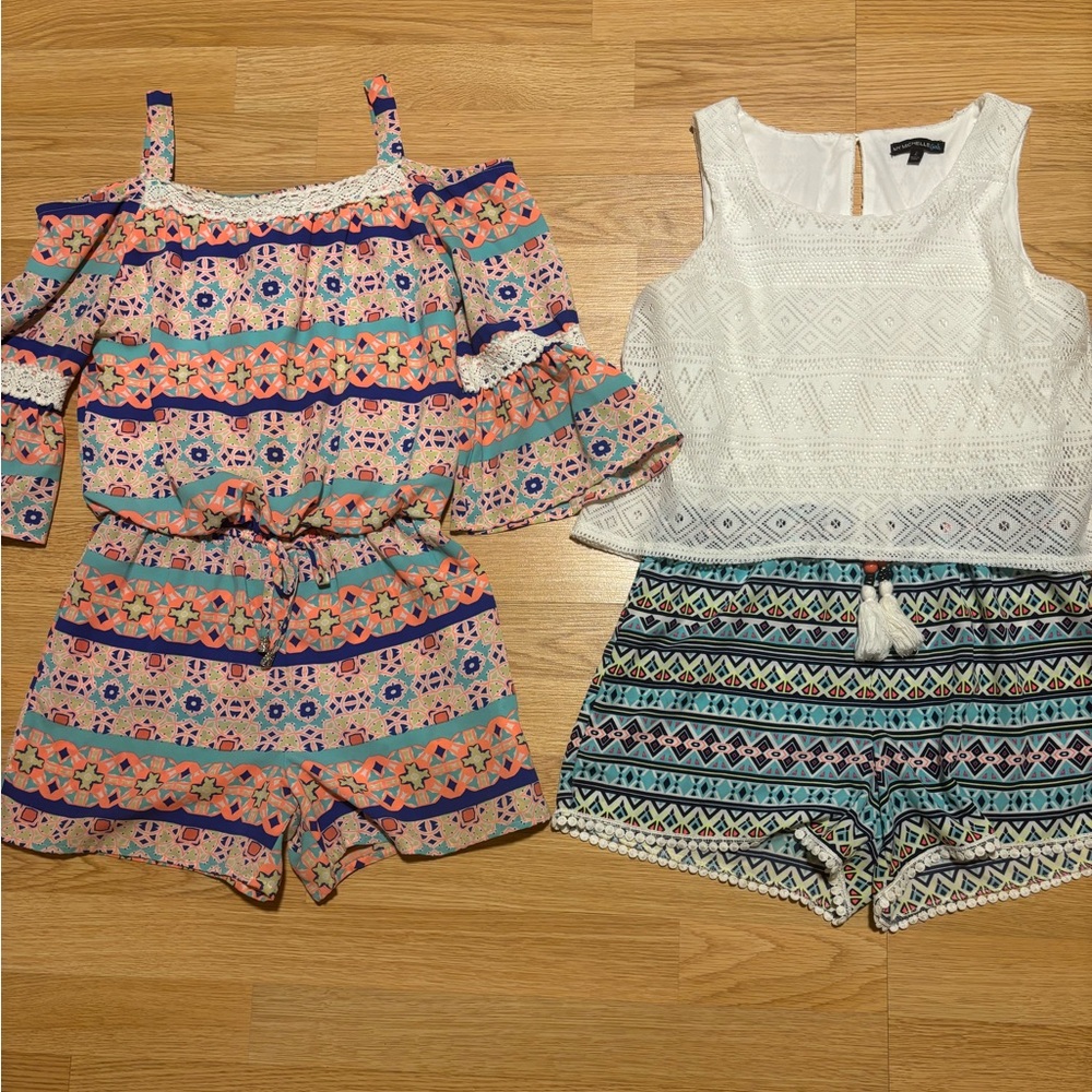 “My Michelle” rompers size Large (10/12)